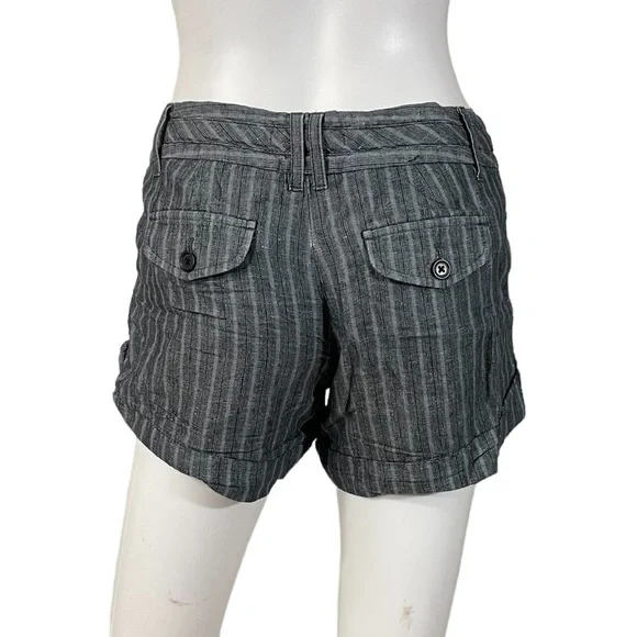 Banana Republic Gray Striped Shorts - Picture 4 of 8